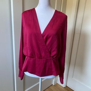 Express fuscia blouse sz:M